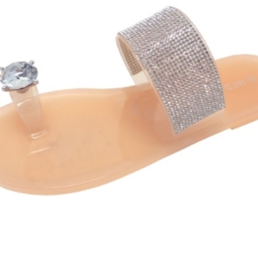 Nude Jelly Ring Pop Sandals